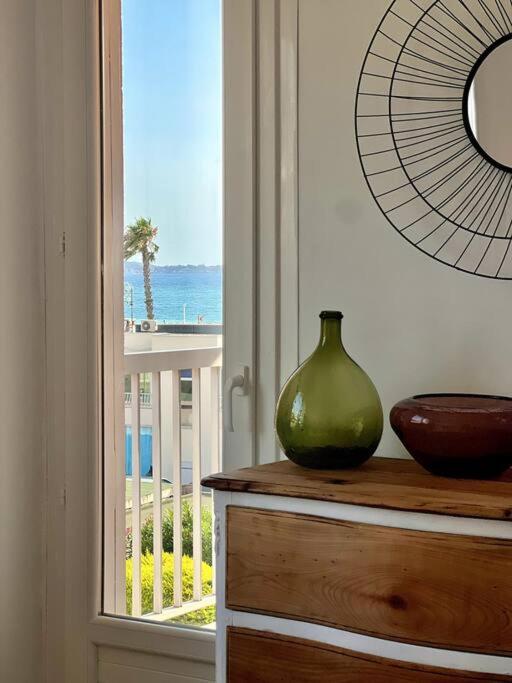 Tres Bel Appartement Vue Mer Six-Fours-les-Plages Esterno foto